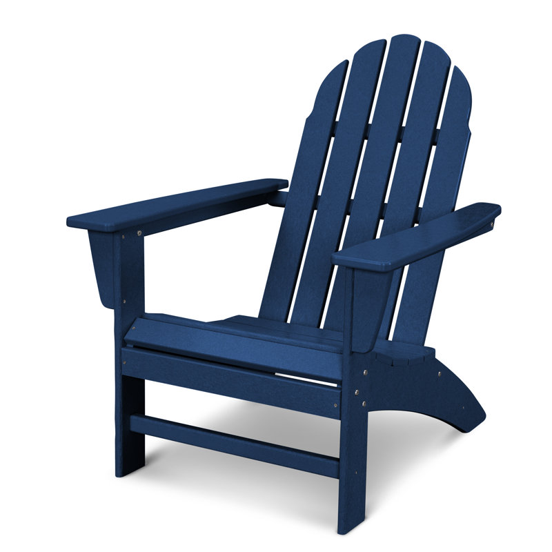 POLYWOOD® Vineyard Plastic/Resin Adirondack Chair & Reviews Wayfair